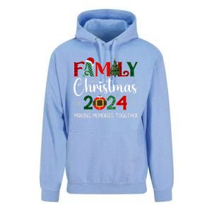 Family Christmas 2024 Matching Outfit Xmas Squad Santa Group Unisex Surf Hoodie