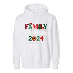 Family Christmas 2024 Matching Outfit Xmas Squad Santa Group Garment-Dyed Fleece Hoodie