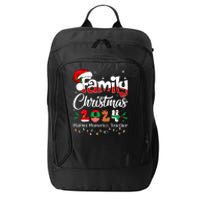 Family Christmas 2024 Matching Outfit Xmas Squad Santa City Backpack