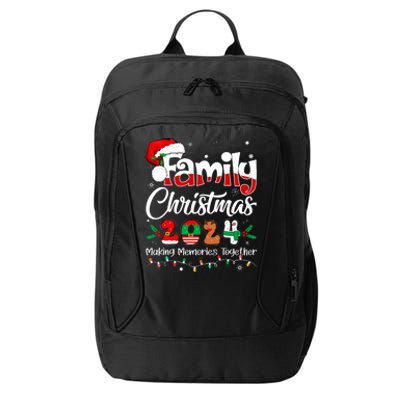 Family Christmas 2024 Matching Outfit Xmas Squad Santa City Backpack