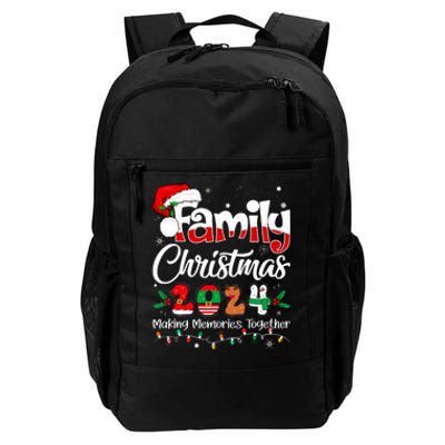 Family Christmas 2024 Matching Outfit Xmas Squad Santa Daily Commute Backpack