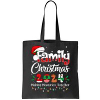 Family Christmas 2024 Matching Outfit Xmas Squad Santa Tote Bag