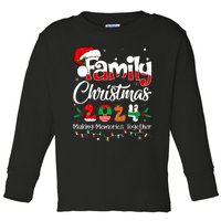 Family Christmas 2024 Matching Outfit Xmas Squad Santa Toddler Long Sleeve Shirt