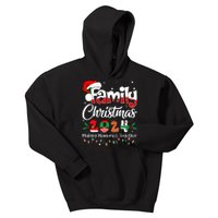 Family Christmas 2024 Matching Outfit Xmas Squad Santa Kids Hoodie