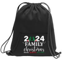 Family Christmas 2024 Making Memories Together Sweatshirt Cinch Pack Bag