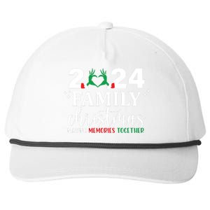 Family Christmas 2024 Making Memories Together Snapback Five-Panel Rope Hat