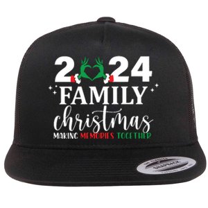 Family Christmas 2024 Making Memories Together Flat Bill Trucker Hat