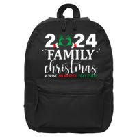 Family Christmas 2024 Making Memories Together 16 in Basic Backpack