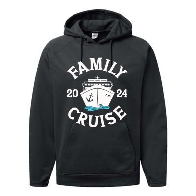 Family Cruise 2024 Cruise Family Matching Group Squad 2024 Performance Fleece Hoodie