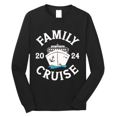 Family Cruise 2024 Cruise Family Matching Group Squad 2024 Long Sleeve Shirt