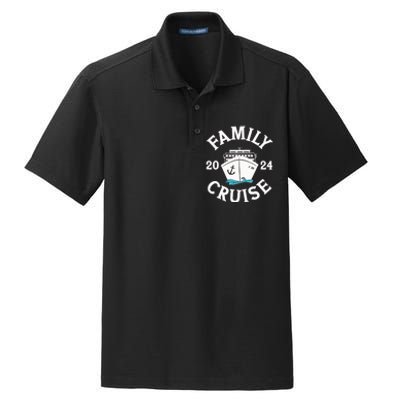 Family Cruise 2024 Cruise Family Matching Group Squad 2024 Dry Zone Grid Polo