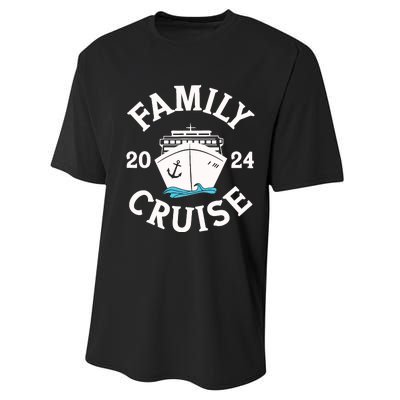 Family Cruise 2024 Cruise Family Matching Group Squad 2024 Performance Sprint T-Shirt