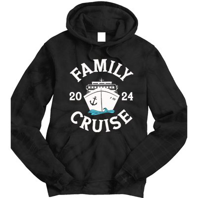 Family Cruise 2024 Cruise Family Matching Group Squad 2024 Tie Dye Hoodie