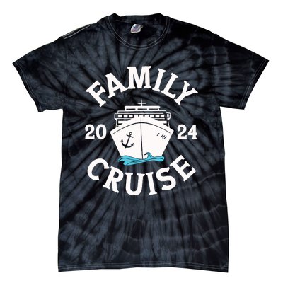 Family Cruise 2024 Cruise Family Matching Group Squad 2024 Tie-Dye T-Shirt