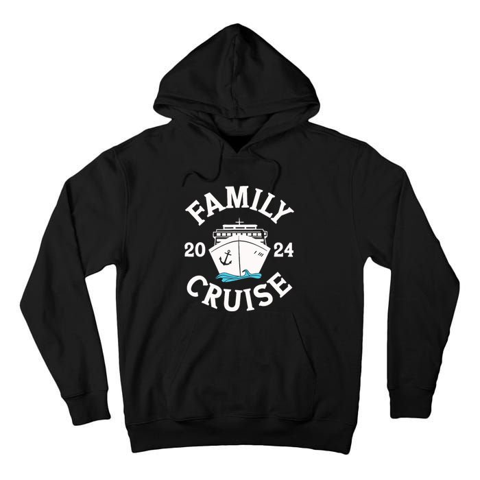 Family Cruise 2024 Cruise Family Matching Group Squad 2024 Tall Hoodie