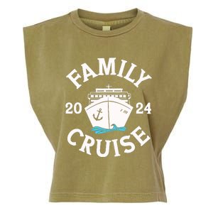 Family Cruise 2024 Cruise Family Matching Group Squad 2024 Garment-Dyed Women's Muscle Tee