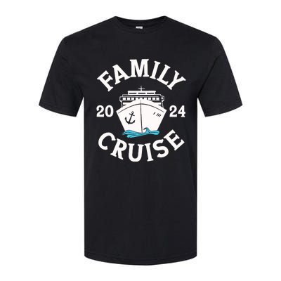 Family Cruise 2024 Cruise Family Matching Group Squad 2024 Softstyle CVC T-Shirt