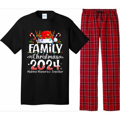 Family Christmas 2024 Matching Squad Santa Elf Funny Xmas Pajama Set