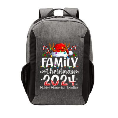 Family Christmas 2024 Matching Squad Santa Elf Funny Xmas Vector Backpack