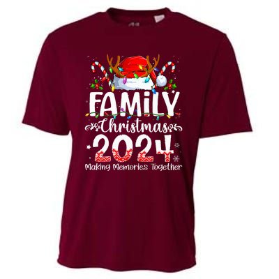 Family Christmas 2024 Matching Squad Santa Elf Funny Xmas Cooling Performance Crew T-Shirt