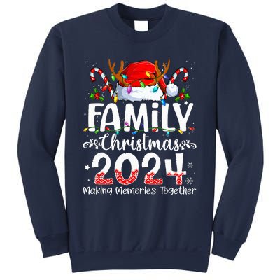 Family Christmas 2024 Matching Squad Santa Elf Funny Xmas Sweatshirt