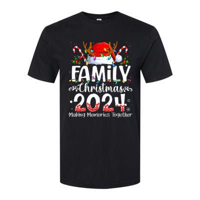 Family Christmas 2024 Matching Squad Santa Elf Funny Xmas Softstyle CVC T-Shirt