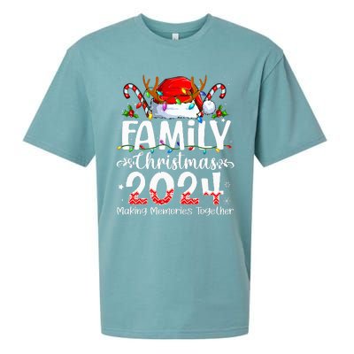 Family Christmas 2024 Matching Squad Santa Elf Funny Xmas Sueded Cloud Jersey T-Shirt