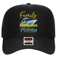 Family Cruise 2024 Sailing Cruising Vacation 2024 High Crown Mesh Back Trucker Hat