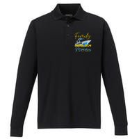 Family Cruise 2024 Sailing Cruising Vacation 2024 Performance Long Sleeve Polo