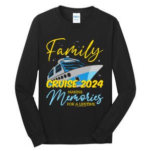 Family Cruise 2024 Sailing Cruising Vacation 2024 Tall Long Sleeve T-Shirt