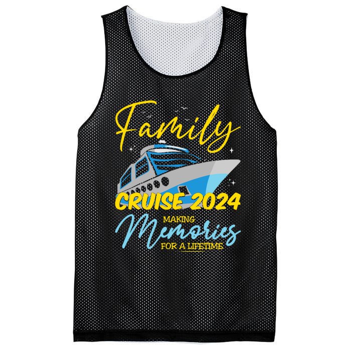 Family Cruise 2024 Sailing Cruising Vacation 2024 Mesh Reversible Basketball Jersey Tank