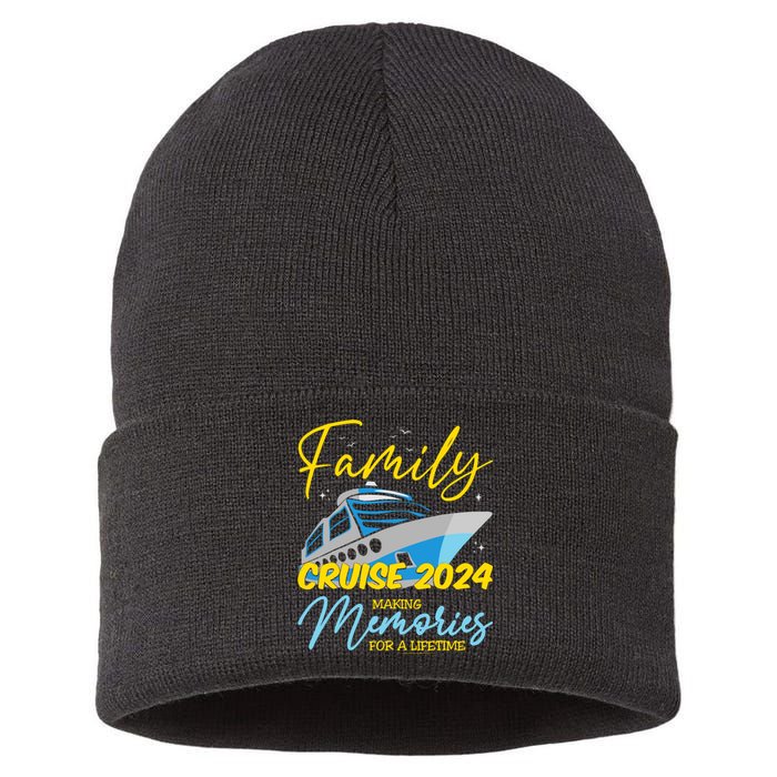 Family Cruise 2024 Sailing Cruising Vacation 2024 Sustainable Knit Beanie