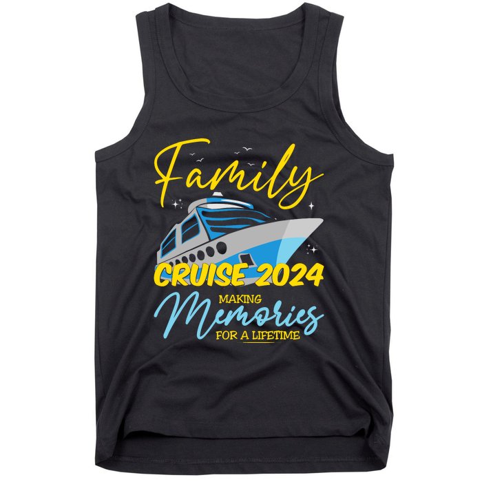 Family Cruise 2024 Sailing Cruising Vacation 2024 Tank Top