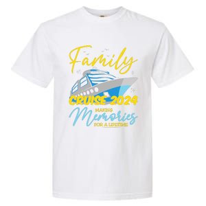 Family Cruise 2024 Sailing Cruising Vacation 2024 Garment-Dyed Heavyweight T-Shirt