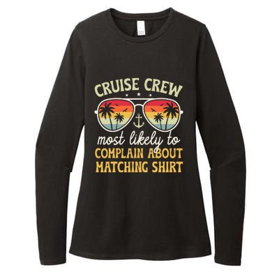 Family Cruise 2024 Most Likely To Complain About Matching Womens CVC Long Sleeve Shirt