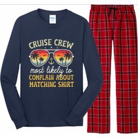 Family Cruise 2024 Most Likely To Complain About Matching Long Sleeve Pajama Set