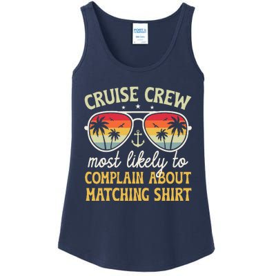 Family Cruise 2024 Most Likely To Complain About Matching Ladies Essential Tank