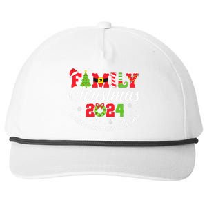 Family Christmas 2024 Matching Outfit Xmas Squad Santa Group Snapback Five-Panel Rope Hat