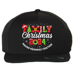 Family Christmas 2024 Matching Outfit Xmas Squad Santa Group Wool Snapback Cap