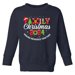 Family Christmas 2024 Matching Outfit Xmas Squad Santa Group Toddler Sweatshirt