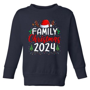 Family Christmas 2024 Matching Family Christmas Xmas Squad Toddler Sweatshirt