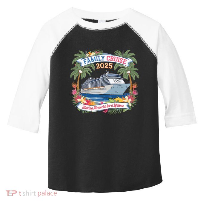 Family Cruise 2025 Vacation Trip Family Matching Cruise Ship Gift Toddler Fine Jersey T-Shirt