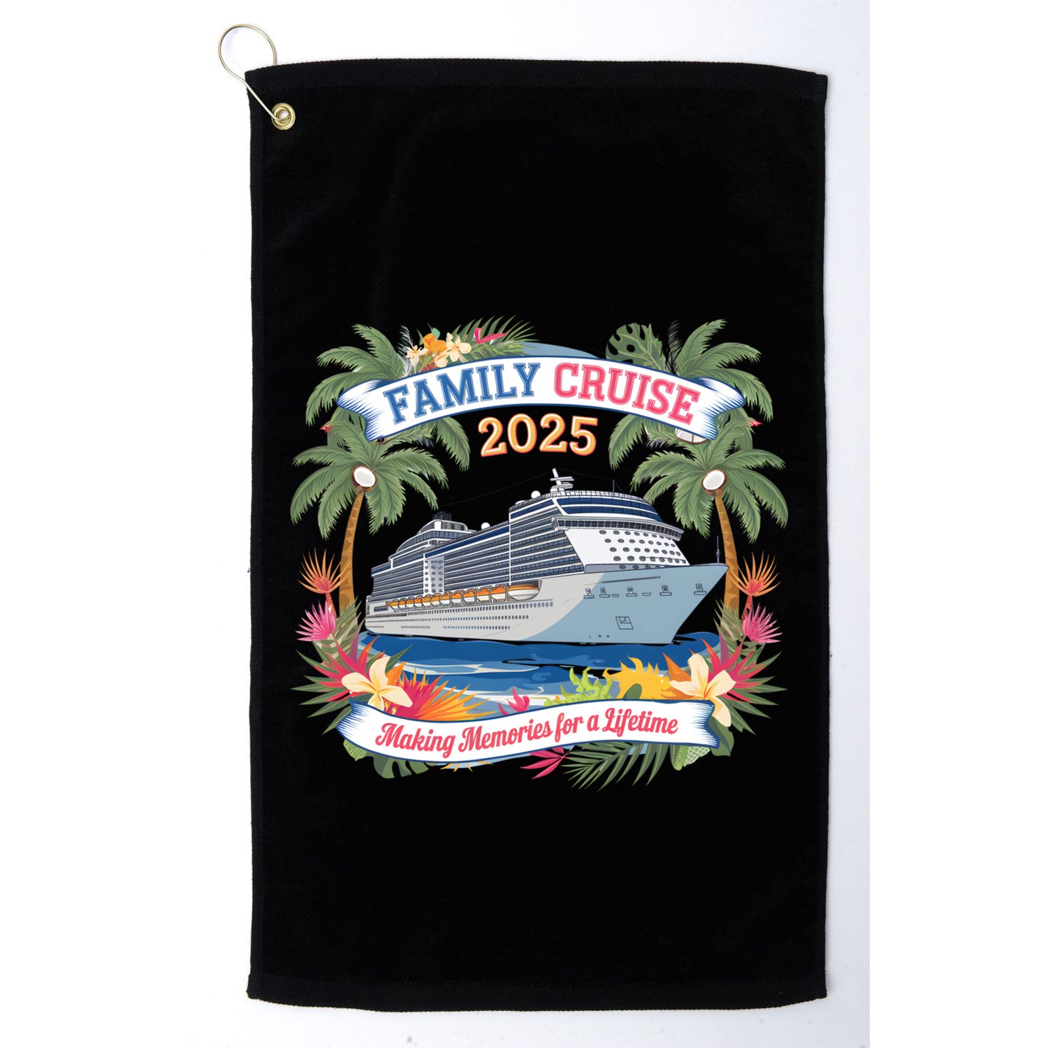 Family Cruise 2025 Vacation Trip Family Matching Cruise Ship Gift Golf Towel