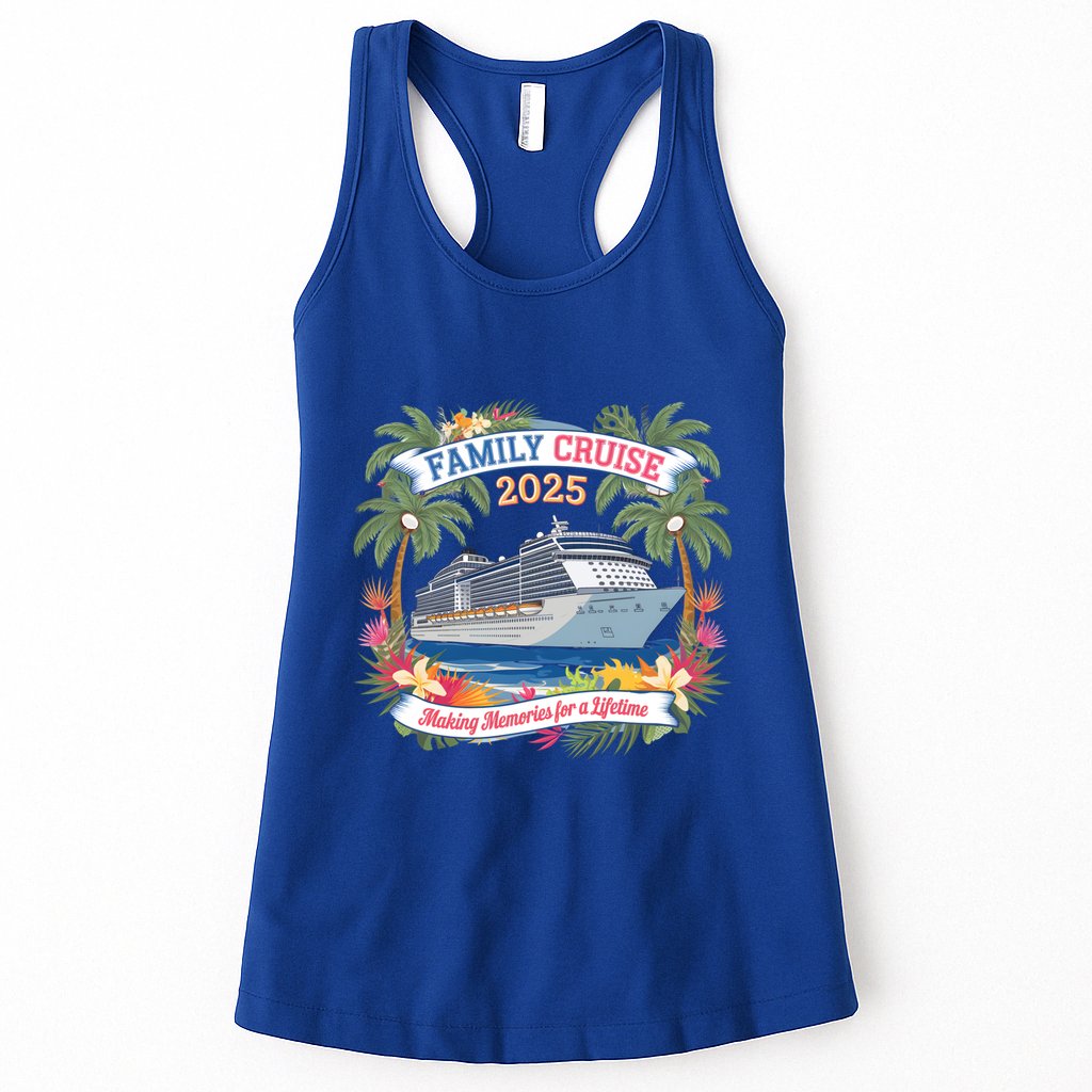 Family Cruise 2025 Vacation Trip Family Matching Cruise Ship Gift Womens Tank Top