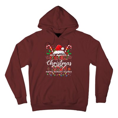 Family Christmas 2024 Matching Squad Santa Elf Funny Xmas Hoodie