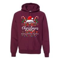 Family Christmas 2024 Matching Squad Santa Elf Funny Xmas Premium Hoodie