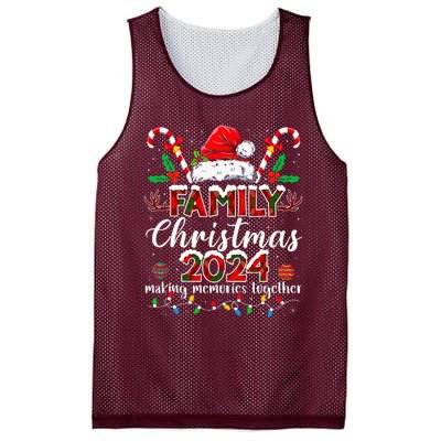 Family Christmas 2024 Matching Squad Santa Elf Funny Xmas Mesh Reversible Basketball Jersey Tank