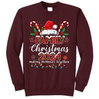 Family Christmas 2024 Matching Squad Santa Elf Funny Xmas Tall Sweatshirt