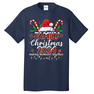 Family Christmas 2024 Matching Squad Santa Elf Funny Xmas Tall T-Shirt