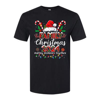 Family Christmas 2024 Matching Squad Santa Elf Funny Xmas Softstyle CVC T-Shirt